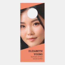 Individuelles Foto für Sozialarbeiter und QR Türanhänger