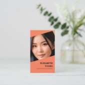 Individuelles Foto für Sozialarbeiter und QR Visitenkarte (Stehend Vorderseite)