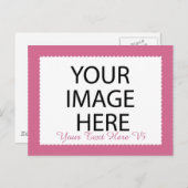 Individuelles Foto gestalten Sie selbst V6 Postkarte (Vorne/Hinten)