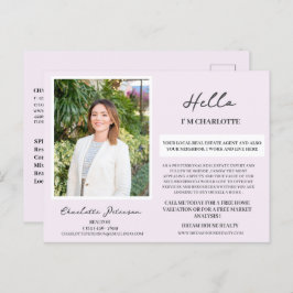 Individuelles Foto Ihre Nachbarschaft Einzigartige Postkarte