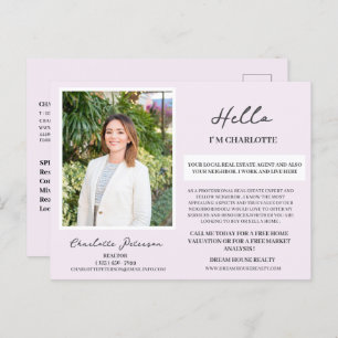 Individuelles Foto Ihre Nachbarschaft Einzigartige Postkarte