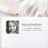 Individuelles Foto moderne minimale Rücksendeadres (Insitu)