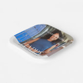 Individuelles Foto Modernes Happy Retirement Party Pappteller (Gewinkelt)