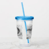 Individuelles Foto Personalisiertes Kleinkind Acryltrinkbecher (Links)