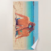 Individuelles Foto Strandtuch mit Ihren Lieblings- (Vorderseite)