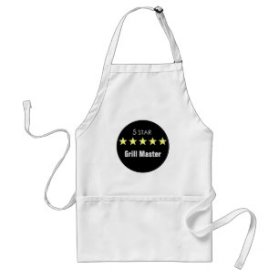 Individuelles Fünf-Sterne-Vater-Koch-Geschenk BBQ Schürze