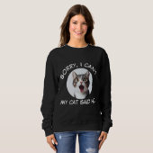 Individuelles Funny Cat Sweatshirt für Katzen Lieb (Vorne ganz)
