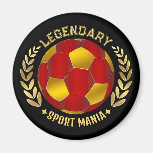 individuelles Fußballgeschenk Magnet