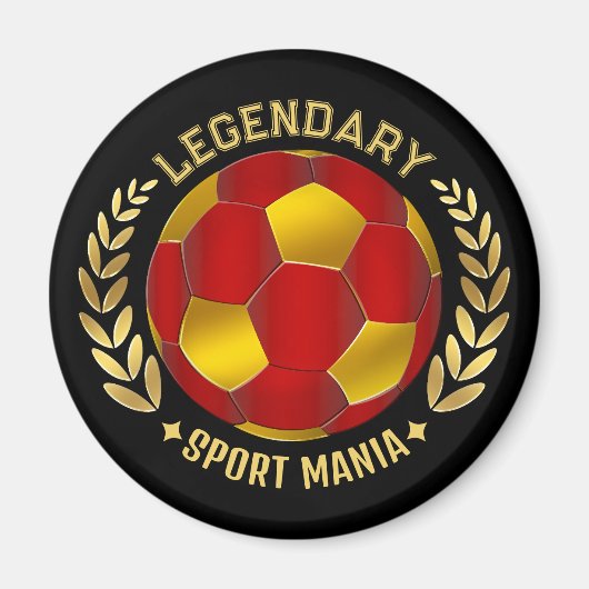 individuelles Fußballgeschenk Magnet (Vorne)