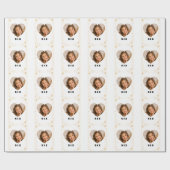 Individuelles Geburtstagspapier Mädchen Alter 6 Geschenkpapier (Flach)