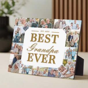 Individuelles Geschenk Bester Opa Aller Zeiten Fam Fotoplatte