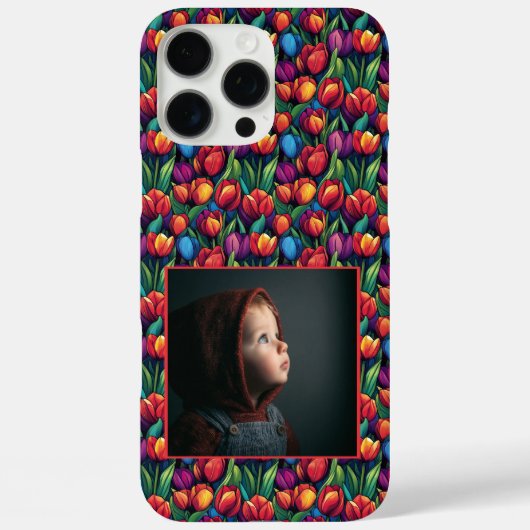 Individuelles Geschenk für mutige Mütter Tulpe Cus Case-Mate iPhone Hülle (Rückseite)