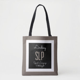 Individuelles Geschenk! SLP (Sprachtherapeut) Trag Tasche