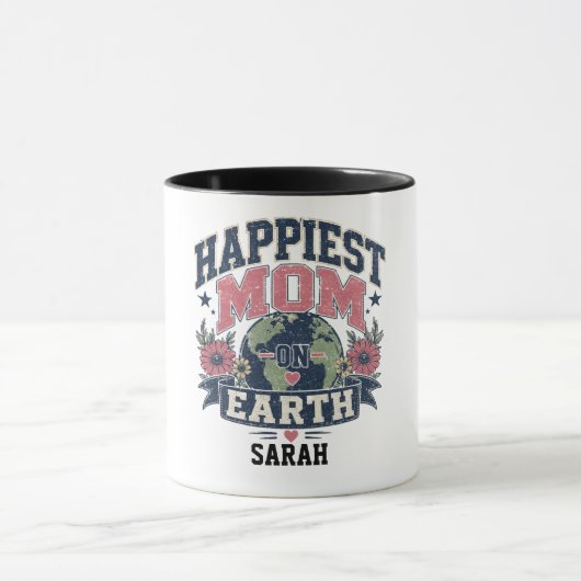 individuelles Geschenk zum Muttertag: glücklichste Tasse (Zentrum)