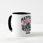 individuelles Geschenk zum Muttertag: glücklichste Tasse (Vorderseite Links)