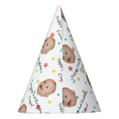 Individuelles Gesicht 1. 2. 10. 20. 30. 40. Geburt Partyhütchen (Rückseite)