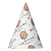 Individuelles Gesicht 1. 2. 10. 20. 30. 40. Geburt Partyhütchen (Links)