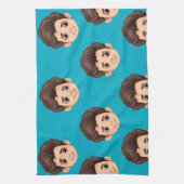 Individuelles Gesicht Backgeschenk Personalisierte Geschirrtuch (Vertikal)