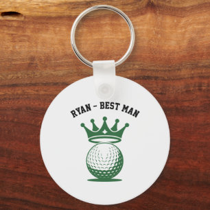 Individuelles Golf-Junggesellenabschiedsgeschenk m Schlüsselanhänger