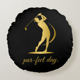individuelles Golfkissen Rundes Kissen