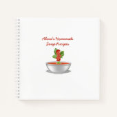 Individuelles, hausgemachte Suppenrezeptbuch Notizblock (Vorderseite)
