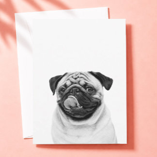 Individuelles Haustierporträt | Hund Katze Foto S/ Dankeskarte