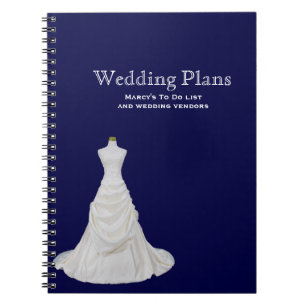 individuelles Hochzeitsplaner-Notebook Notizblock
