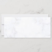 Individuelles Hochzeitsprogramm für elegante Rose- (Rückseite)