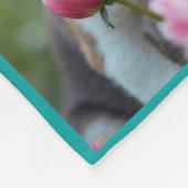 Individuelles Hunde-Foto-Geschenk für Hundebesitze Fleecedecke (Ecke)