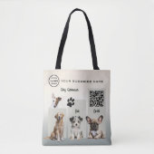 Individuelles Hundefrisörgeschäft Werbemittel Tasche (Vorderseite)