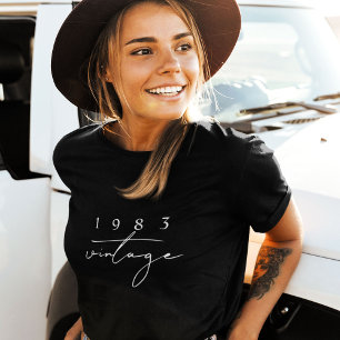 Individuelles Jahr Vintage 40. Geburtstag Cool Ann T-Shirt