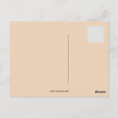 Individuelles Jugendstil-Design Postkarte (Rückseite)