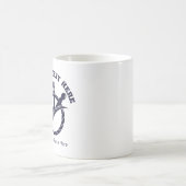 Individuelles Kapitänsboot Nautisches Geschenk Kaffeetasse (Mittel)