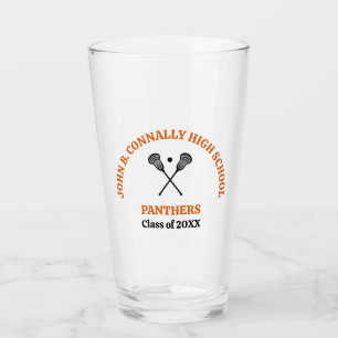 Individuelles Lacrosse-Team der Orange High School Glas