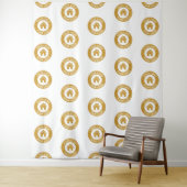 Individuelles Logo für Firmenveranstaltungen Wandteppich (Beispiel)