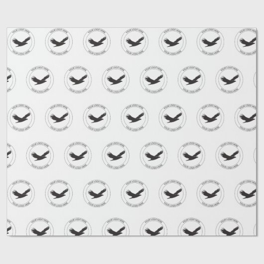 individuelles Logo Geschenk für Ihr Unternehmen Ge Geschenkpapier (Flach)