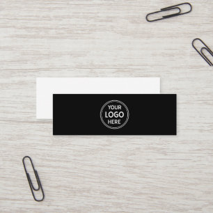 Individuelles Logo, maßgeschneidert für Ihr Untern Mini Visitenkarte