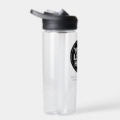 Individuelles Logo und Text Geschäft Trinkflasche (Rechts)