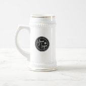 Individuelles Logogeschäft Bierglas (Links)