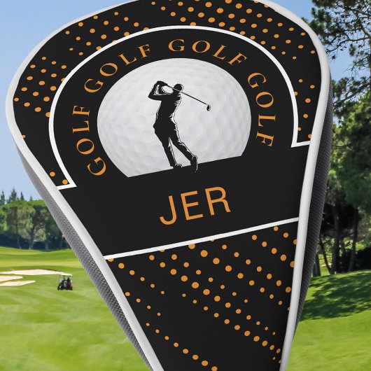 Individuelles Männchen Golfer Einfach Niedliches S Golf Headcover