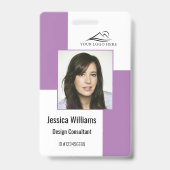 Individuelles, modernes Corporate Mitarbeiter-ID-A Ausweis (Front)