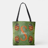 Individuelles Monogramm Anfangsbuchstabe Name Mari Tasche (Rückseite)