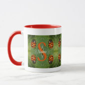 Individuelles Monogramm Anfangsbuchstabe Name Mari Tasse (Links)