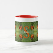 Individuelles Monogramm Anfangsbuchstabe Name Mari Tasse (Zentrum)