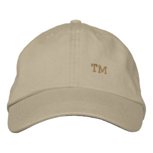 Individuelles Monogramm Bestickte Baseballkappe
