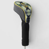 Individuelles Monogramm Ihr Anfangsbuchstabe Name Golf Headcover (angewinkelt)