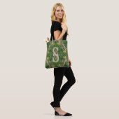 Individuelles Monogramm Ihr Anfangsbuchstabe Name Tasche (Am Model)