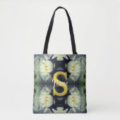Individuelles Monogramm Ihr Anfangsbuchstabe Name Tasche (Vorderseite)