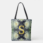 Individuelles Monogramm Ihr Anfangsbuchstabe Name Tasche (Rückseite)