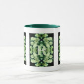 Individuelles Monogramm Ihr Anfangsbuchstabe Name Tasse (Zentrum)